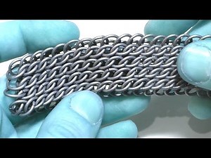 DIY chainmail. Weave for bracelet - Half-persian sheet tutorial