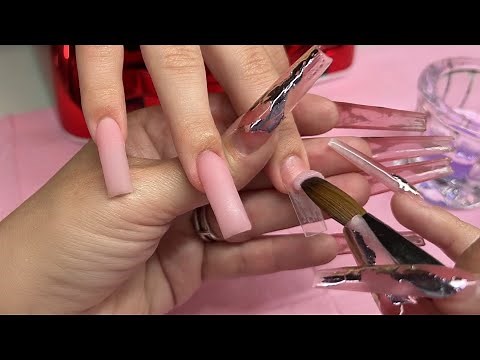 Acrylic Nails Tutorial | French Tip Design