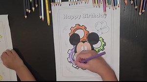 Mickey Mouse Coloring Pages: Party Activity, Printable PDF (digital Download) - Etsy