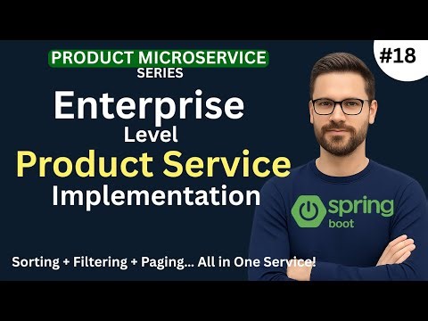 Spring Boot Product Service Implementation | Pagination, Sorting, Filtering, Searching
