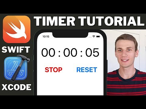 Simple Timer App Swift Xcode Tutorial - Stopwatch (Count up Timer)