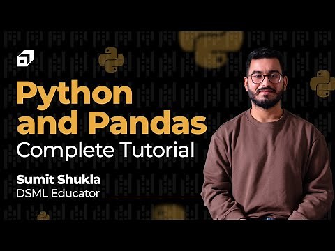 Python Pandas Full Tutorial for Beginners | Data Science | Data Analysis | Data Manipulation ‪@SCALER‬