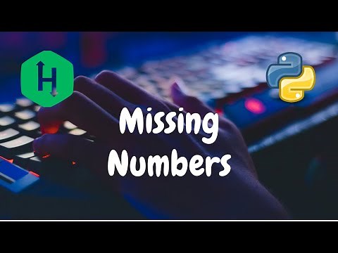 169 - Missing Numbers | Search | Hackerrank Solution | Python
