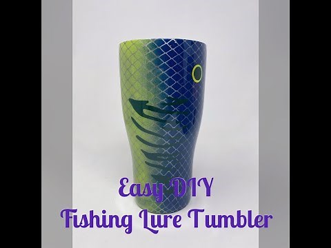 DIY Fishing Lure Tumbler Tutorial!