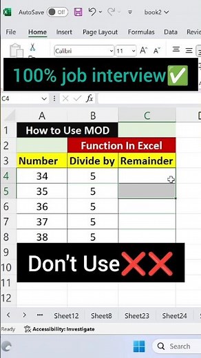 Excel: The Ultimate MOD Function Guide