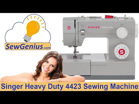Singer Heavy Duty 4423 Sewing Machine Demo