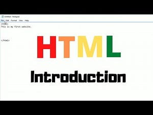 HTML Introduction