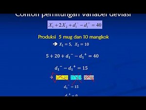 Video Goal Programming