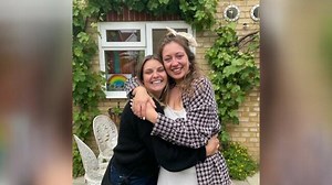 Best friend surprises bride before wedding