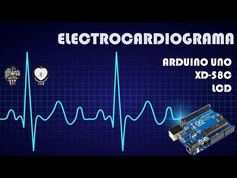 Electrocardiograma (ECG) - Ritmo cardiaco (BPM) | Arduino Uno + XD-58C + LCD | Arduino IDE