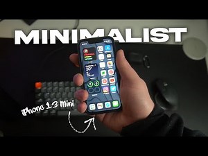 Custom iPhone 13 Mini Home Screen for Minimalism & Productivity - iOS15
