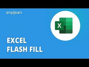 Excel Flash Fill | Excel Flash Fill Formula | Excel Flash Fill Example | Excel Tutorial |Simplilearn