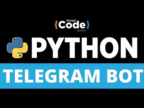 How To Create Telegram Bot Using Python? | Python Telegram Bot 🤖 | Python For Beginners| SimpliCode