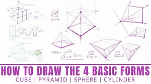 TIP 363 How to Draw the 4 Basic Forms (for Artists & Designers)