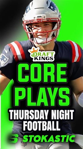 DraftKings NFL DFS Core Plays Thursday Night Football, 11/13/25 | NFL DFS Picks Week 11