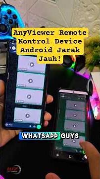 wajib kalian coba! AnyViewer buat remote dan kontrol device android dari jarak jauh cek whatsapp