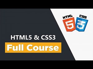 HTML5 and CSS3 Tutorial for Beginners | Full Course