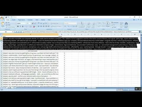 Email Spam Detection in Python Projects