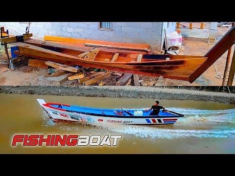 Making wooden boats from start to finish