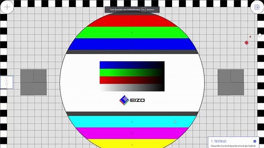 EIZO Online Monitortest Deutsch