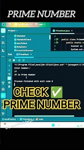 Check Prime Number in Java | Java Program to Find Prime Number | Java Interview Question #coding