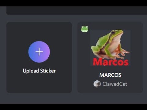 How To Upload STICKERS To Discord! (new update)