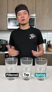 77K views · 2K reactions | Is there a difference between spring, filtered, and tap water 廊? #water #testing #experiment #drinkingwater | Matt Stonie | Facebook