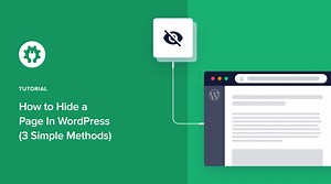 How to Hide a Page in WordPress (3 Simple Methods)