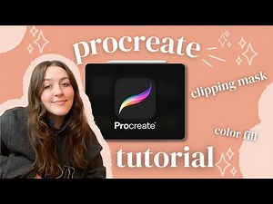 Clipping Mask/ Color Fill ✨Beginner Procreate Tutorial✨
