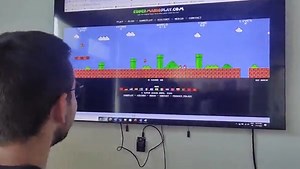 13K views · 41 reactions | Turn your physical movements into Super Mario game controls using a ToF sensor with an AI model on the Arduino UNO R4 WiFi: instructables.com/How-to-Play-Any-Game-Using-a-Time-of-Flight | Arduino | Facebook