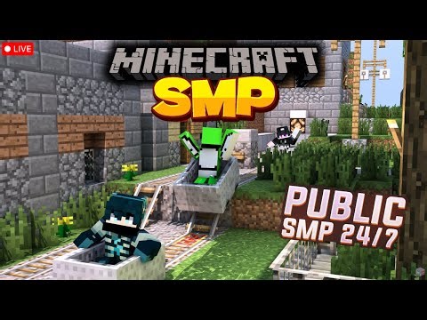 Minecraft Public Smp Live | 24/7 Public Server |10k Special | #minecraftlive #minecraft