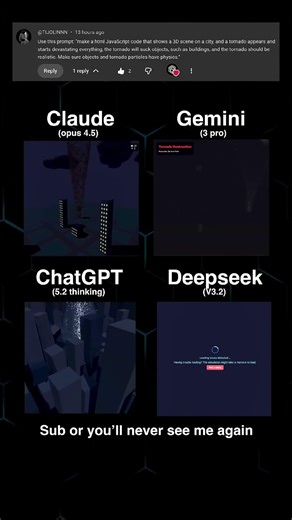 Which AI Does It Better !!! #coding #programming #python #javascript