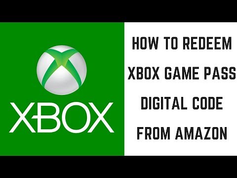 How to Redeem Xbox Game Pass Digital Code from Amazon