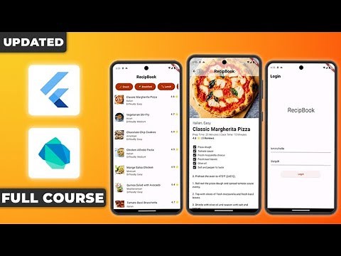 FULL Flutter Tutorial Beginner Course | Widgets / Navigation / User Input / UI / Networking