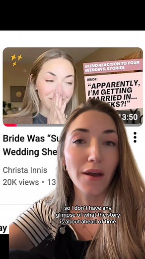 80K views · 539 reactions | Check out the playlist Your Wedding Horror Stories on YT #bride #bridetok #weddingtok #wedding | Christa | Facebook