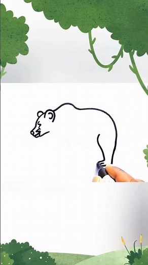 How To Draw A Bear | Easy Drawing | Drawing Steps 101 #drawingsteps101 #animaldrawing #drawing