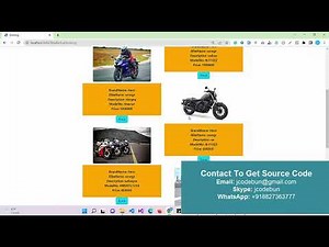 Bike Rental System project in java with source code and project