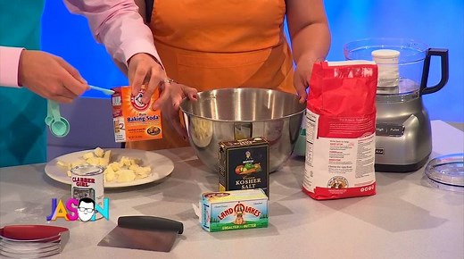 6K views · 174 reactions | Jason FINALLY shares his family biscuit recipe on the show. This is the 'What's For Dinner' that you've been waiting for! [RECIPE BELOW] 2 cups White Lily Flour ¼ teaspoon baking soda 1 tablespoon baking powder 1 teaspoon kosher salt 6 tablespoons unsalted butter 1 ½ cups buttermilk | The Jason Show | Facebook