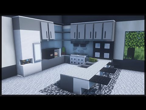 ⚒️ Minecraft : How to Make a Modern Kitchen