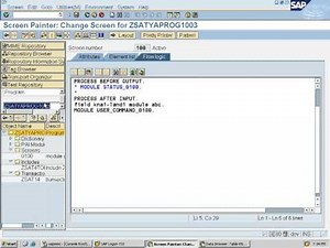 Creation of Module pool Validations(Module pool programming)