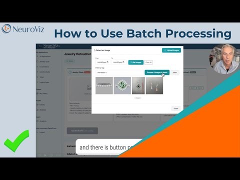 Batch Processing Tutorial - Automate Jewelry Retouching & Try-Ons