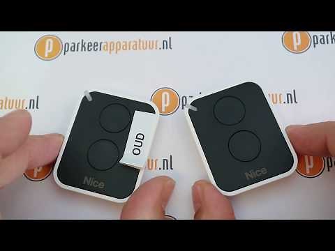 Programmeren van de Nice Era ON2E handzender