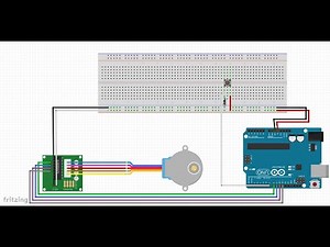 Arduino Tutorial Step Motor with Push Button Part II