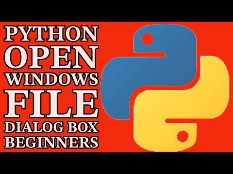 Python Tutorial: How to Open a File Dialog Box in Windows | GUI Development : Tkinter Mini Project