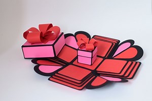 Exploding Box 3D · Creative Fabrica