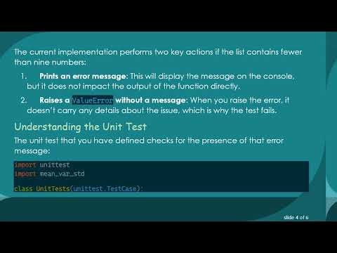 Why is the code not passing the unittest? Here’s the solution!