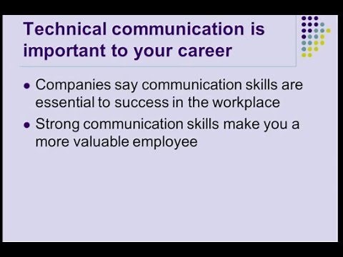 Introduction to Technical Communication