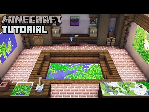 Minecraft - Map Room Tutorial (How to Build)