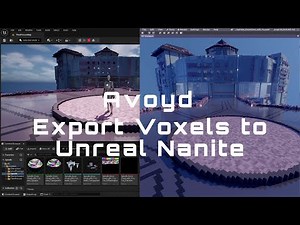Avoyd Voxel Editor - Tutorial - Export Voxels to glTF for Unreal Nanite