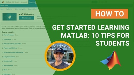 How to Get Started Learning MATLAB: 10 Tips for Students | Stefan Brenner